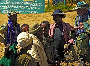 Ranger und Guides am Simien-Mountains-Nationalpark