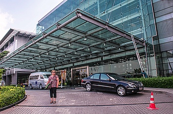 Das Airporthotel am Flughafen von Bangkok.