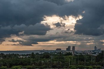 Blick ber Santo Domingo