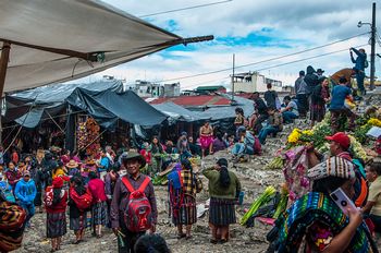 Auf dem Markt von Chichicastenango.