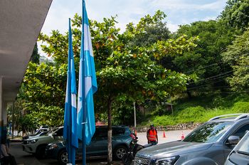 Die Grenze zwischen Guatemala und Honduras.