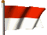 Flagge von Indonesien