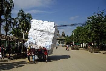 Grenzbergang von Kambodscha nach Thailand