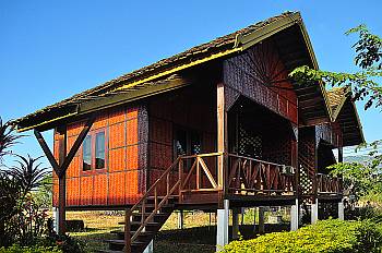 Das "Sainamhai Resort" in Ban Nahin (Laos).