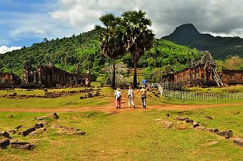 Kmehr Tempel Wat Phou in Laos