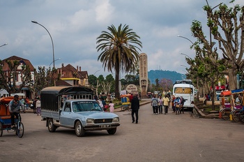 In der City von Antsirabe