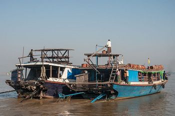 Auf dem Irrawaddy in Mandalay