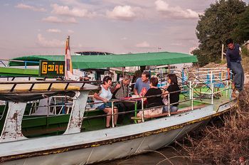 Bootsfahrt auf dem Irrawaddy