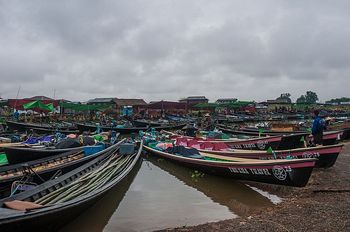 Longtail-Boote auf dem Inle-See