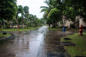 Regen in  Ngwe Saung.