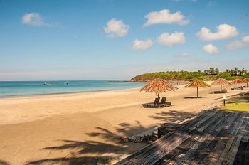 Der 13 Kilometer lange Strand von Ngwe Saung war menschenleer.