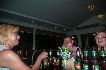 Abendessen im Clover Hotel in Yangon.