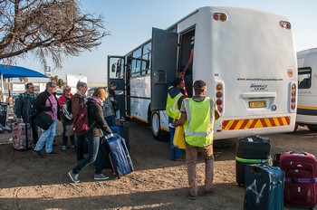 Ankunft in Windhoek