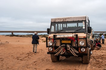 Unterwegs auf der "living desert tour" in der Wste Namib.