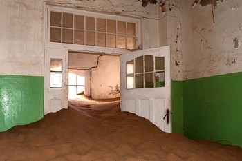 Geisterstadt Kolmannskuppe (unrenovierte Huser)